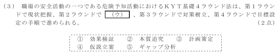 令和４年度 第２回 総合通信 技術及び理論 第10問(3)の試験問題原本画像