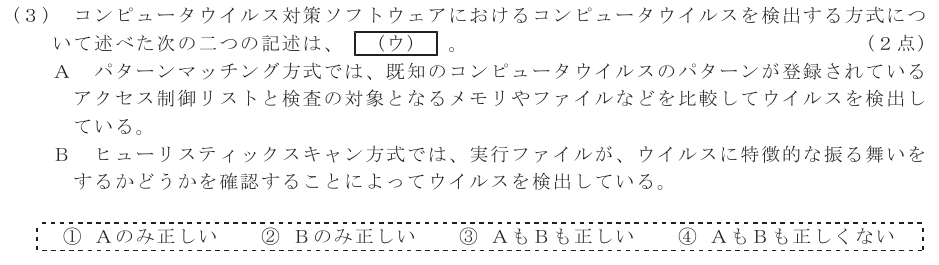 令和６年度 第２回 総合通信 技術及び理論 第6問(3)の試験問題原本画像